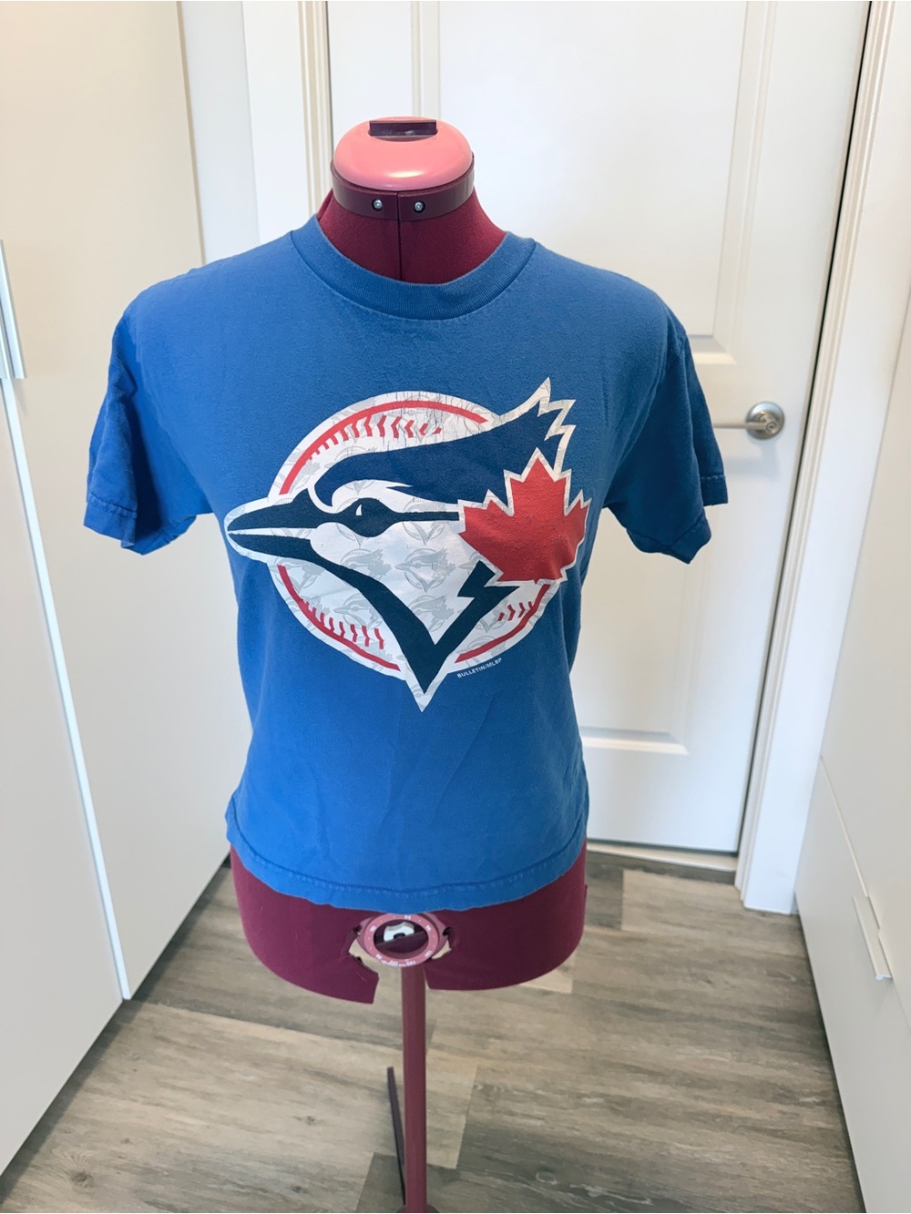 Toronto Blue Jays - Short Sleeve Tee with Red Leaf Logo